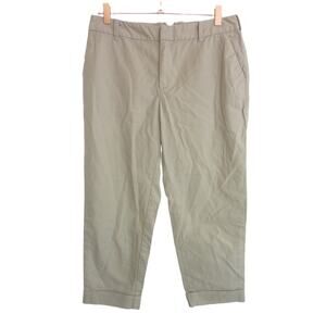 Banana Republic Harrison Fit Chinos Khaki Pants 8P Cropped